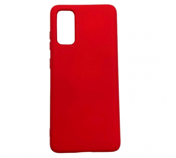 Чехол Samsung S20 (2020) Silicone Case 2.0mm Красный#2037093