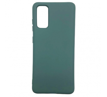 Чехол Samsung S20 (2020) Silicone Case 2.0mm Темно-Зеленый#2037092