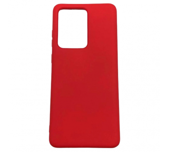 Чехол Samsung S20 Ultra (2020) Silicone Case 2.0mm Красный#2037083