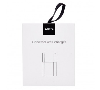Адаптер Сетевой Activ Clean Line (повр. уп.) USB 1,5A/7,5W (black) (223624)#1965752