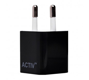 Адаптер Сетевой Activ Clean Line (повр. уп.) USB 1,5A/7,5W (black) (223624)#1965750