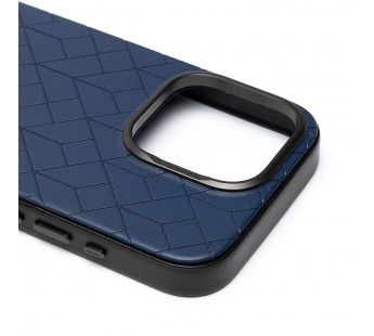 Чехол-накладка - SM089 SafeMag экокожа  для "Apple iPhone 15 Pro" (blue) (226537)#2120283