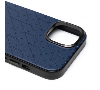 Чехол-накладка - SM089 SafeMag экокожа  для "Apple iPhone 15" (blue) (226532)#2120279