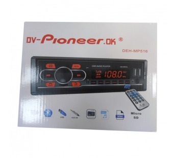 Автомагнитола DV-Pioneeir ok DEH-MP 516, bluetooth, пульт, 2usb, aux, fm#1994058