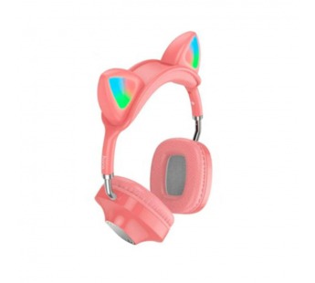 Полноразмерные Bluetooth наушники HOCO ESD13 Cat (розовый)#2119497