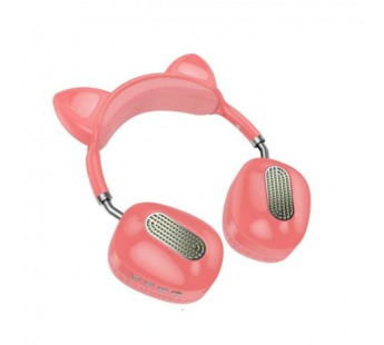 Полноразмерные Bluetooth наушники HOCO ESD13 Cat (розовый)#2119498