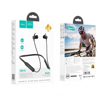 Спортивные наушники Bluetooth HOCO DM15 (черный)#2109577