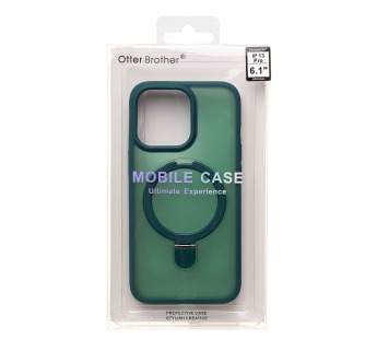 Чехол-накладка - SM088 SafeMag  для "Apple iPhone 13 Pro" (dark green) (226431)#1967707