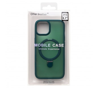 Чехол-накладка - SM088 SafeMag  для "Apple iPhone 14" (dark green) (226445)#1967679