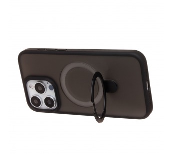Чехол-накладка - SM088 SafeMag  для "Apple iPhone 15 Pro Max" (black) (226482)#1991626