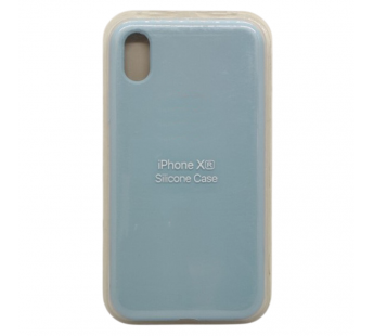 Чехол Silicone Case для iPhone XR голубой#2061829