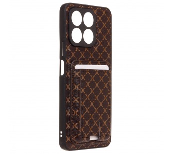 Чехол-накладка - SM022 c картхолдером для "Honor X8a" (coffee) (226703)#2105917