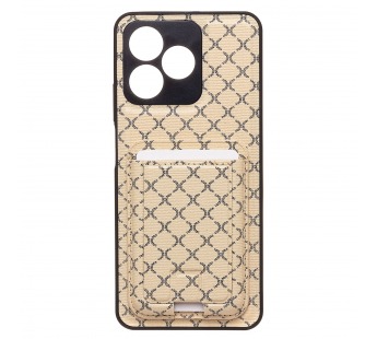 Чехол-накладка - SM022 c картхолдером для "Realme C53/C51/Note 50" (white) (226707)#1979692