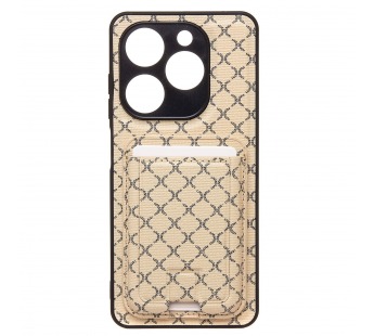 Чехол-накладка - SM022 c картхолдером для "TECNO Spark Go 2024" (white) (226743)#1979674