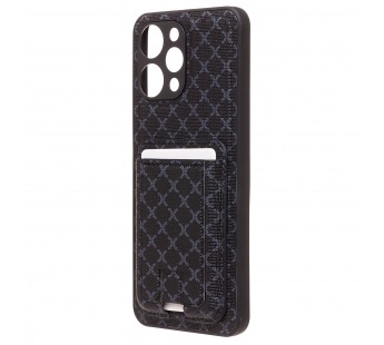 Чехол-накладка - SM022 c картхолдером для "Xiaomi Redmi 12 4G" (black) (226684)#2105924