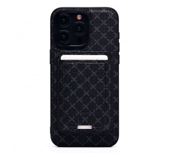 Чехол-накладка - SM022 SafeMag c картхолдером  для "Apple iPhone 15 Pro Max" (black) (226399)#1971313