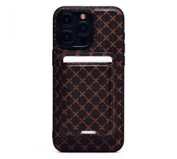 Чехол-накладка - SM022 SafeMag c картхолдером  для "Apple iPhone 15 Pro Max" (coffee) (226400)#1971315