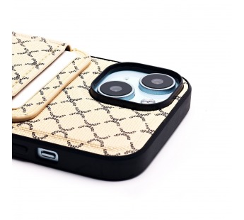 Чехол-накладка - SM022 SafeMag c картхолдером  для "Apple iPhone 15" (white) (226392)#2105967