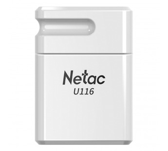 Флеш-накопитель USB 3.0 64GB Netac U116 mini белый (130 MB/s)#2042812
