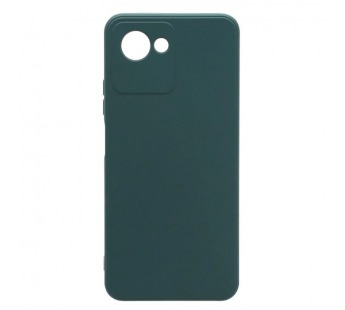 Чехол Silicone Case NEW ERA (накладка/силикон) для Realme C30/C30s/Narzo 50i Prime темно зеленый#2049394