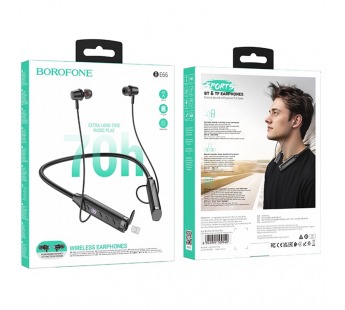 Спортивные наушники Bluetooth BOROFONE BE66 (черный)#2074186