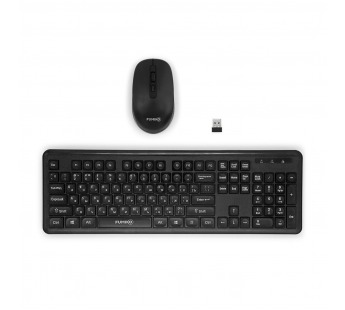 Комплект беспроводной клавиатура+мышь FUMIKO OFFICE SET черный#1968735
