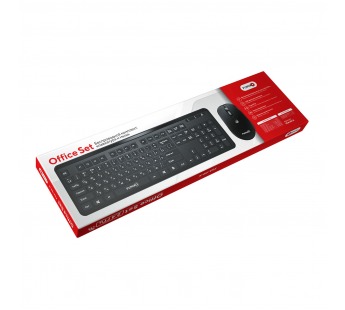 Комплект беспроводной клавиатура+мышь FUMIKO OFFICE SET черный#1968743