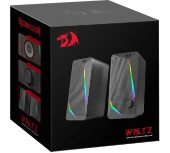 Активная система Redragon Waltz, USB, 2.0, черная. 6Вт, RGB, USB+3.5#1969436
