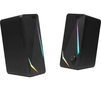Активная система Redragon Waltz, USB, 2.0, черная. 6Вт, RGB, USB+3.5#1969427