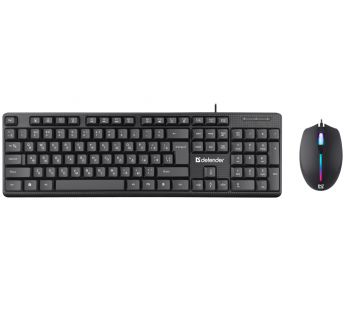 Игровой набор DEFENDER Triumph C-991 RU, черный,1.8м, бесшумные кнопки#1969246