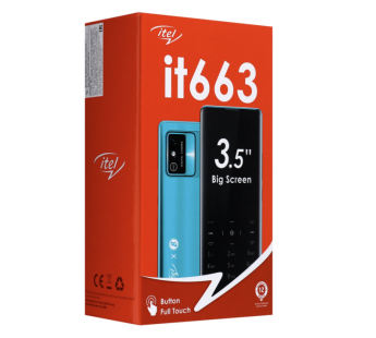 Мобильный телефон Itel IT663 Black (3,5"/0,3МП/2400mAh)#2016350