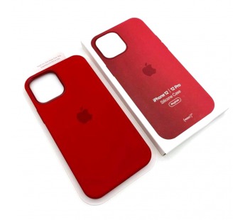 Чехол iPhone 12/12 Pro Silicone Case MagSafe OR с Анимацией Red#2030941