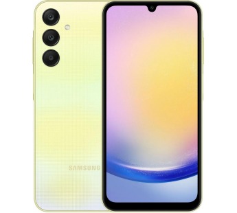 Смартфон Samsung A256 Galaxy A25 8Gb/256Gb Желтый (6,5"/8МП/4G/5000mAh)#1970121