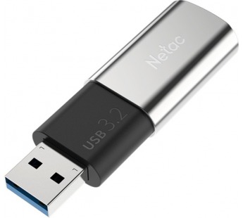 Флэш накопитель USB 512 Гб Netac US2 3.2 (silver/black) (228363)#1973232