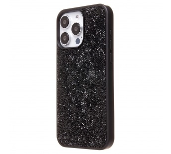 Чехол-накладка - PC071 POSH SHINE для "Apple iPhone 15 Pro Max" россыпь кристаллов (black) (226898)#1978038