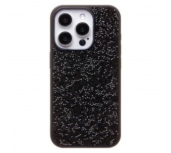 Чехол-накладка - PC071 POSH SHINE для "Apple iPhone 15 Pro" россыпь кристаллов (black) (226895)#1978060