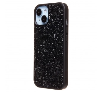Чехол-накладка - PC071 POSH SHINE для "Apple iPhone 15" россыпь кристаллов (black) (226901)#1978055