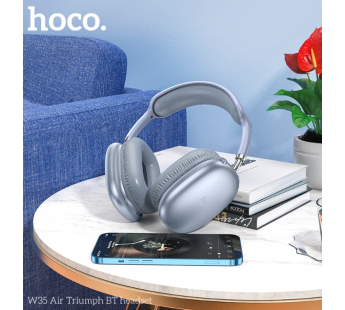 Накладные Bluetooth-наушники Hoco W35 Air Triump (green)#1971176