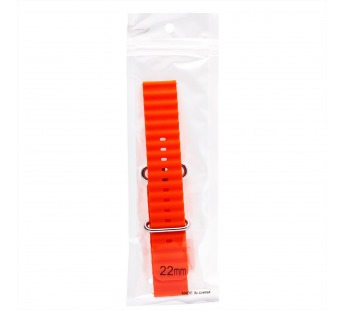 Ремешок - WB35 22 мм универсальный Ocean Band (orange) (227525)#2004026