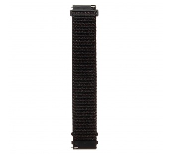 Ремешок - WB37 22 мм универсальный Nylon на липучке (black) (227544)#1981582