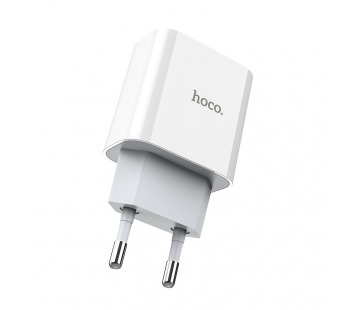 Адаптер Сетевой Hoco C76A Plus PD QC3.0 (повр. уп.) Type-C 3A/20W (white) (223570)#1971087