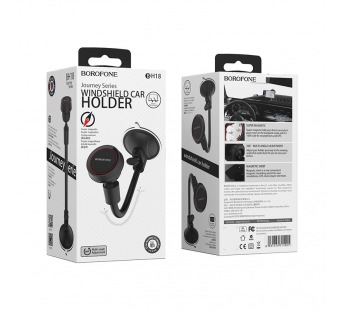 Держатель автомобильный Borofone магнитный BH18 (повр. уп.) лобовое стекло, приборная панель(222828)#1971464