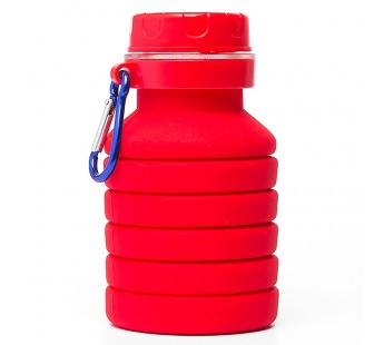 Бутылка для воды - BL-002 (red), 400 мл, складная (повр. уп.) (red) (223069)#1971722