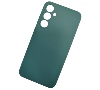 Чехол силиконовый Samsung S23 FE Silicone Cover Nano 2mm темно-зеленый#2061401