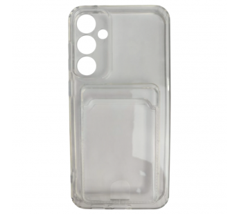 Чехол силиконовый Samsung S23 FE с визитницей прозрачный#2134125