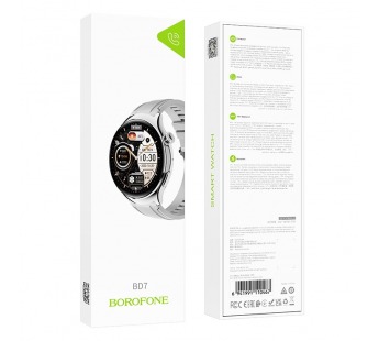 Смарт-часы BOROFONE BD7 (серебро) Call Version#1976305