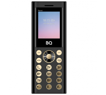 Мобильный телефон BQ 1858 Barrel Black+Gold#1972449