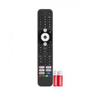 Пульт ДУ HTR-U32R для телевизора Haier с голосовым управлением SMART TV (с батарейками в комплекте)#2142385