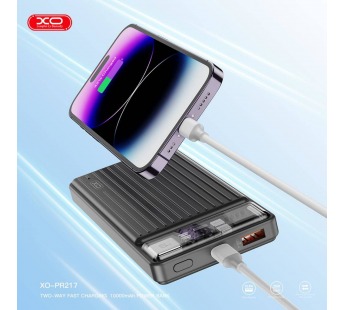 Внешний аккумулятор XO PR217,(QC 22,5W, PD 20W) 10000mAh, серый#2037497