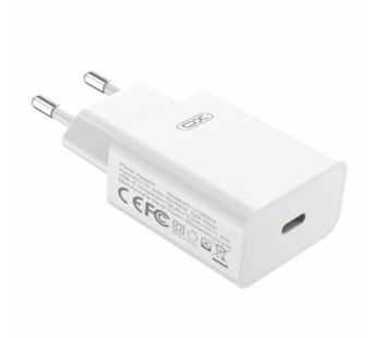 Сетевое зарядное устройство XO L126 USB-C (20W), цвет белый#1974387